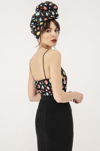 baby diamonds strappy top crop 1 • Sassa Björg