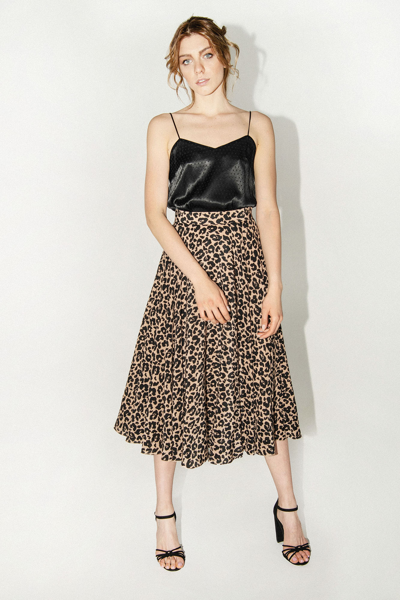 leopard circle skirt front 1 • Sassa Björg