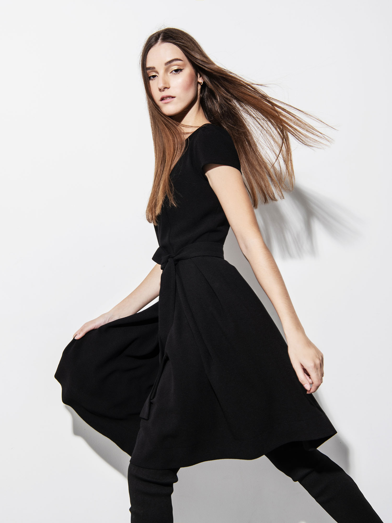 Black dress pleated skirt • Sassa Björg