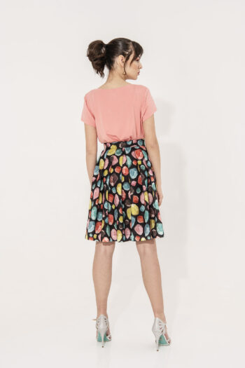 baby diamonds pleated skirt back 1 • Sassa Björg