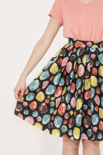 baby diamonds pleated skirt crop 2 • Sassa Björg