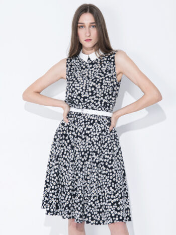 daisy dress elasticated waist w belt • Sassa Björg