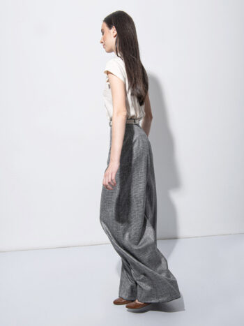 Skirt pants with silver sheen back • Sassa Björg