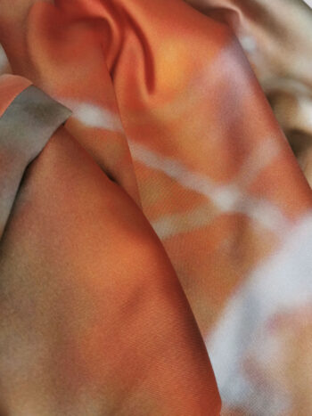 midi skirt abstract rusty pattern fabric • Sassa Björg
