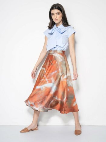 midi skirt abstract rusty pattern featured • Sassa Björg