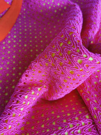 pink neon pencil skirt fabric • Sassa Björg