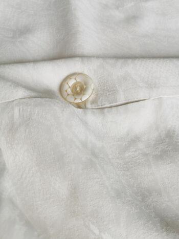 white python textured dress fabric • Sassa Björg