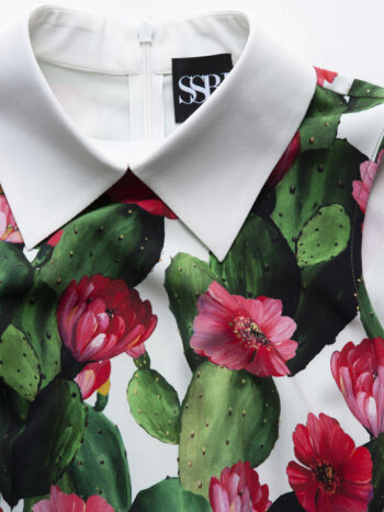 Cactus dress closeup • Sassa Björg
