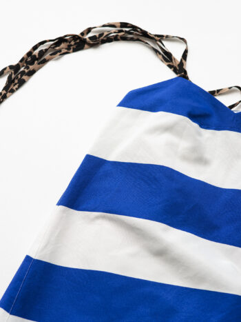beach pinafore dress closeup • Sassa Björg
