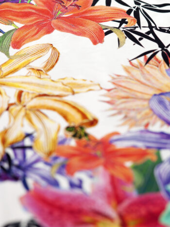 drop shoulder floral blouse fabric • Sassa Björg