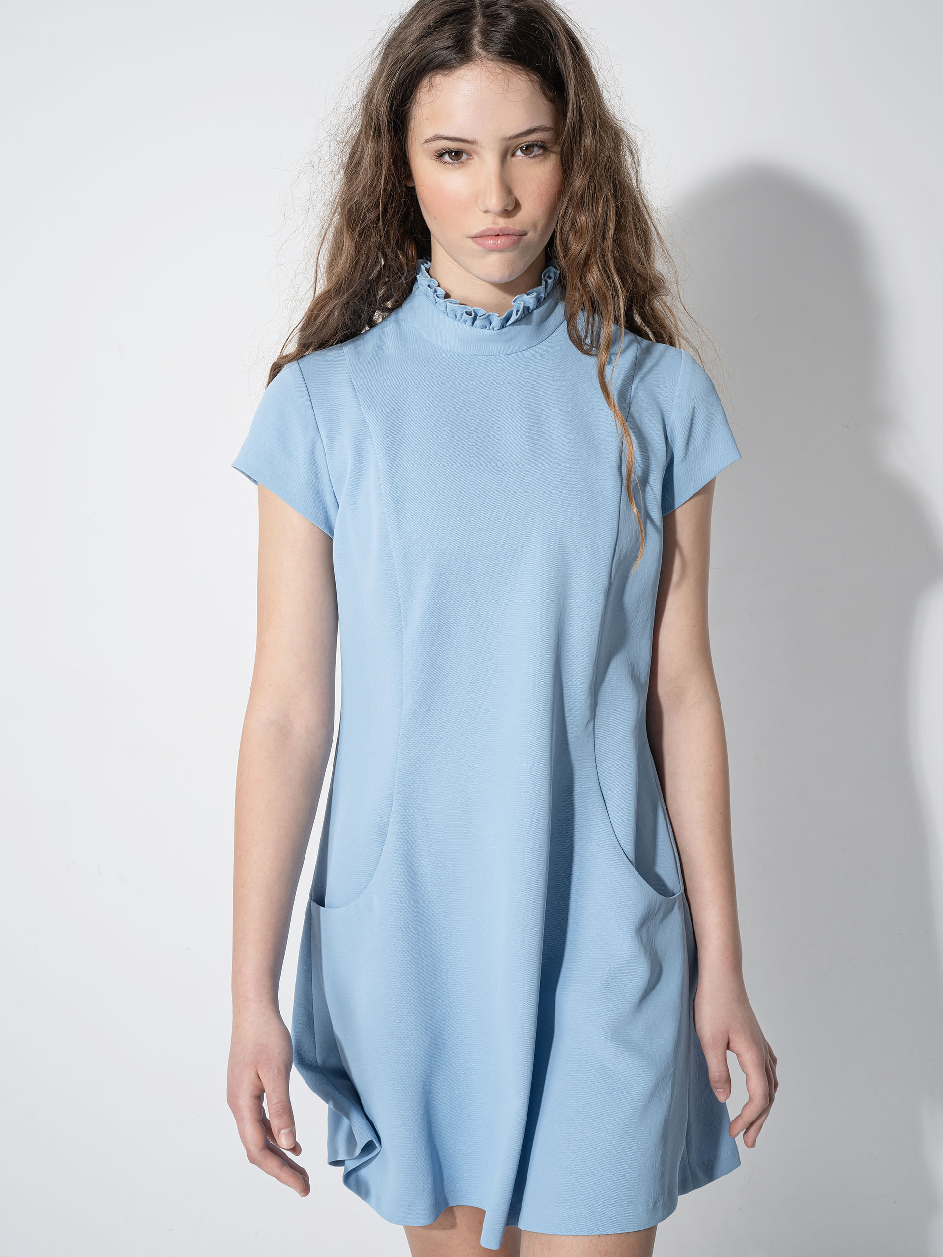 skyblue babydoll dress • Sassa Björg