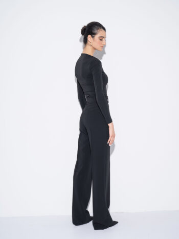 black pants with stretch back • Sassa Björg