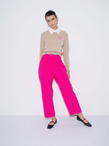 hearty sweater beige full size • Sassa Björg