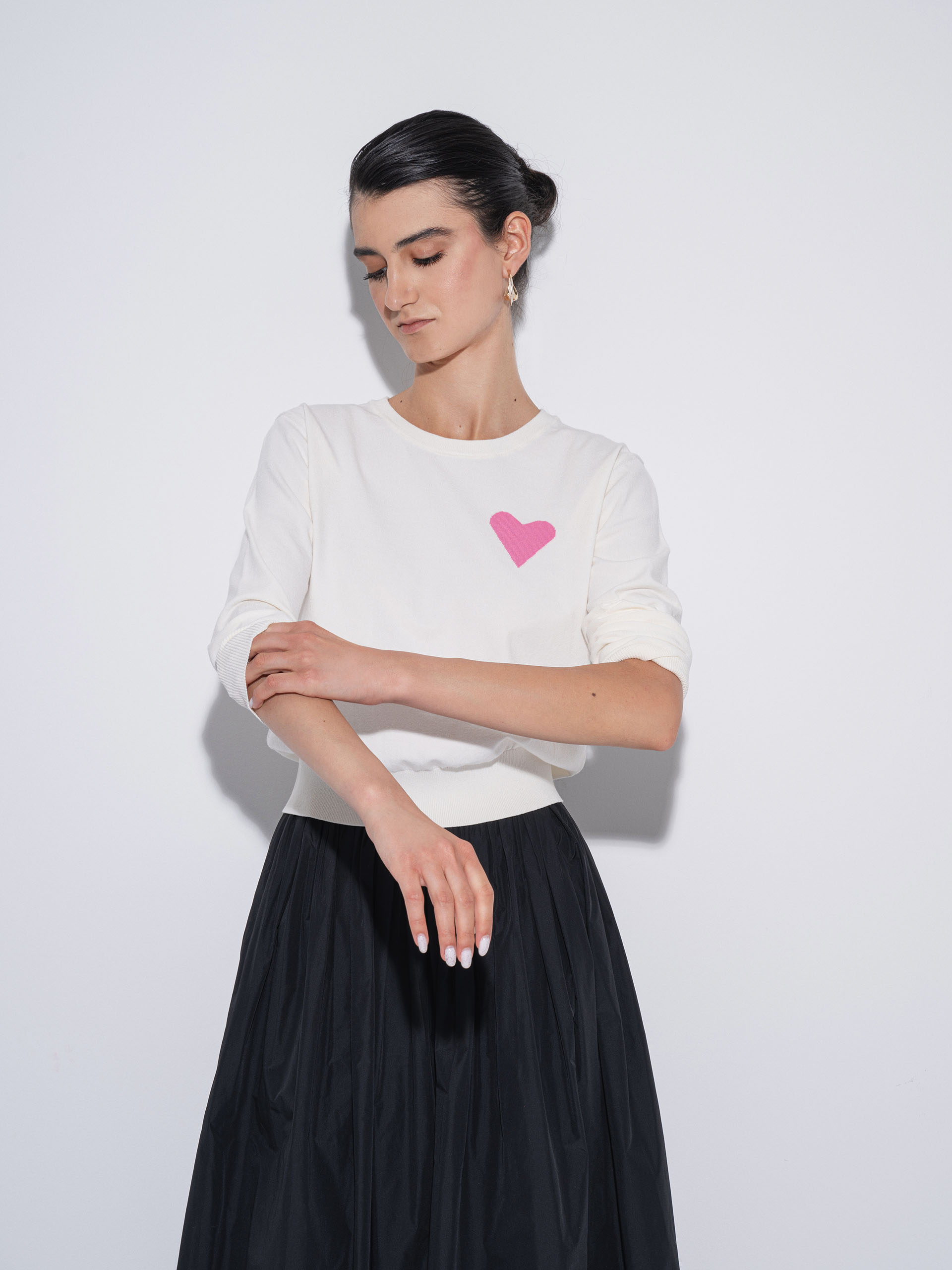 hearty sweater ecru • Sassa Björg
