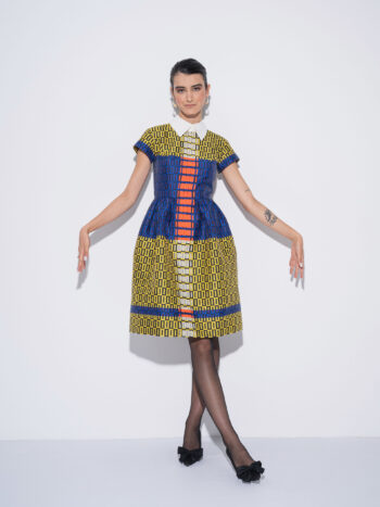 jacquard tiles dress • Sassa Björg