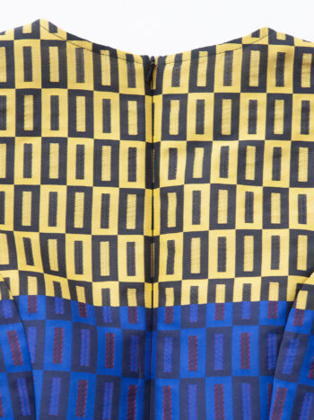 jacquard tiles dress fabric • Sassa Björg
