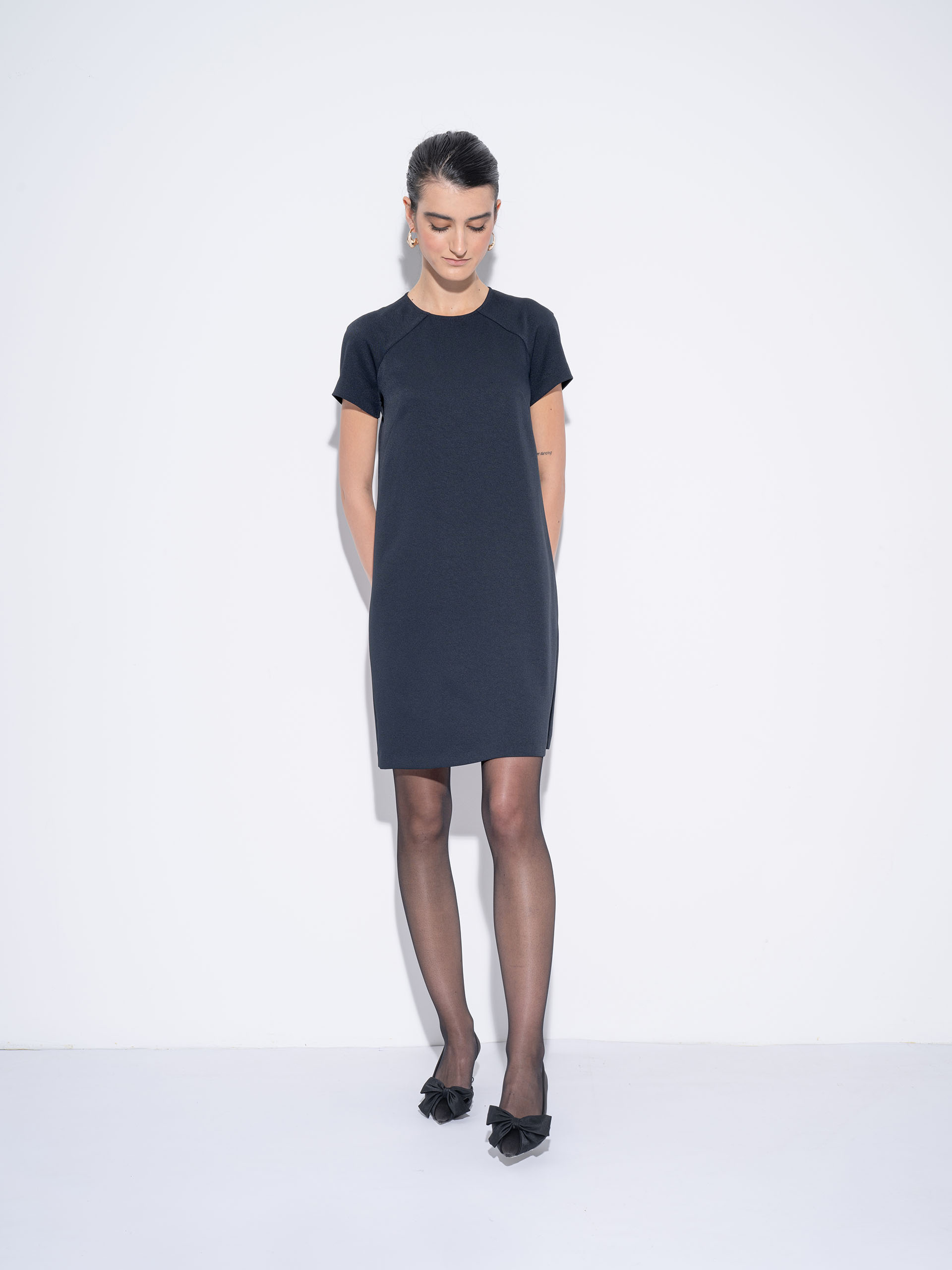 navy blue casual dress • Sassa Björg