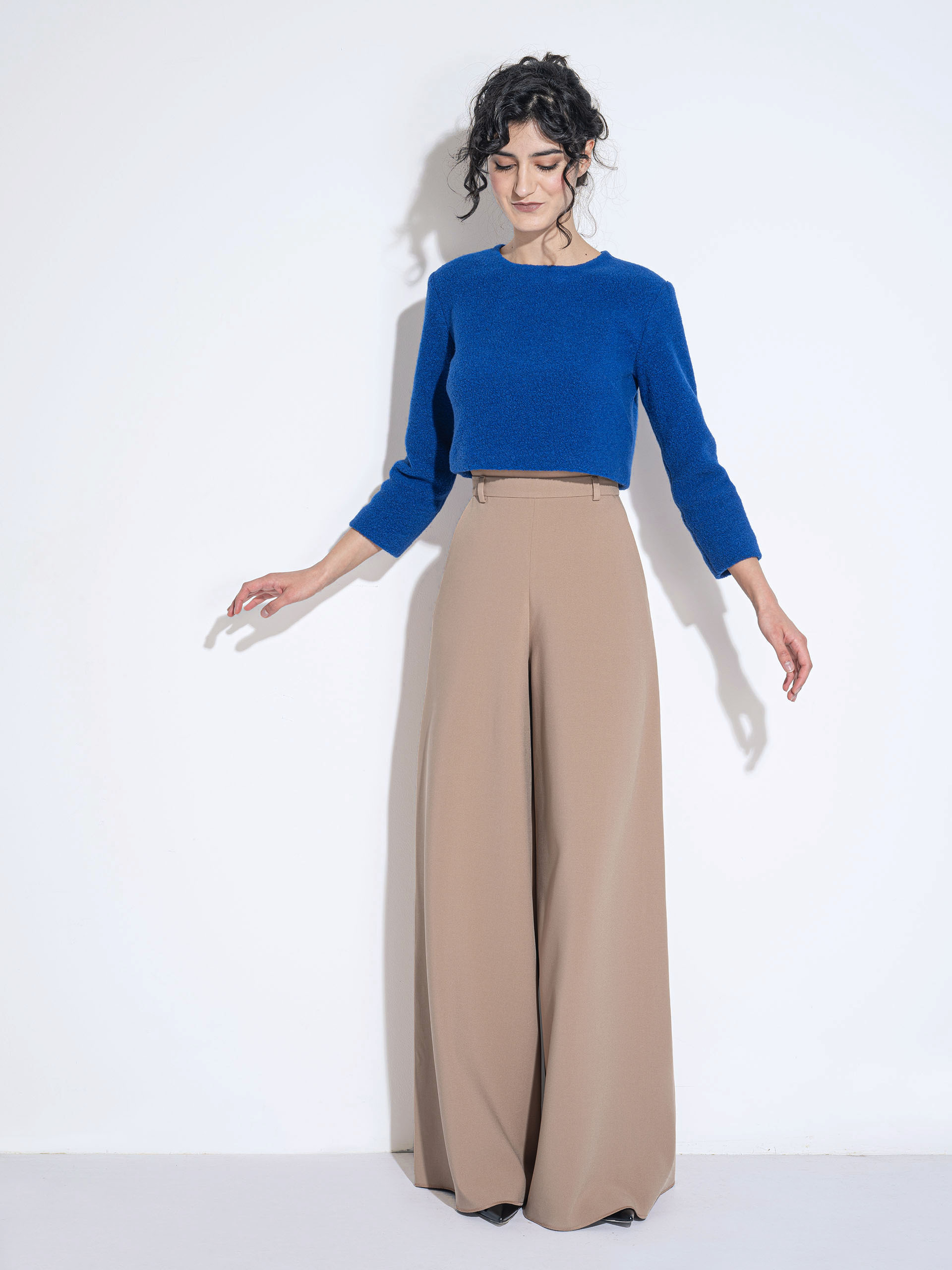 beige skirt pants warmer main • Sassa Björg