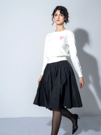 black poppy skirt walking • Sassa Björg