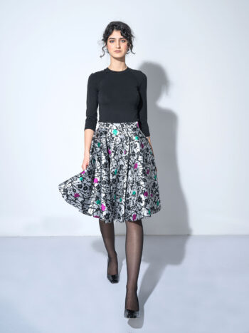 frozen flowers skirt front • Sassa Björg