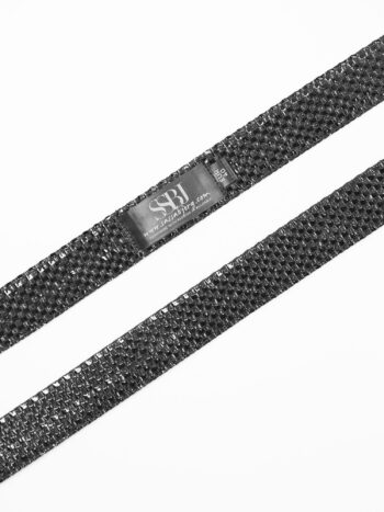 glossy black sash logo • Sassa Björg