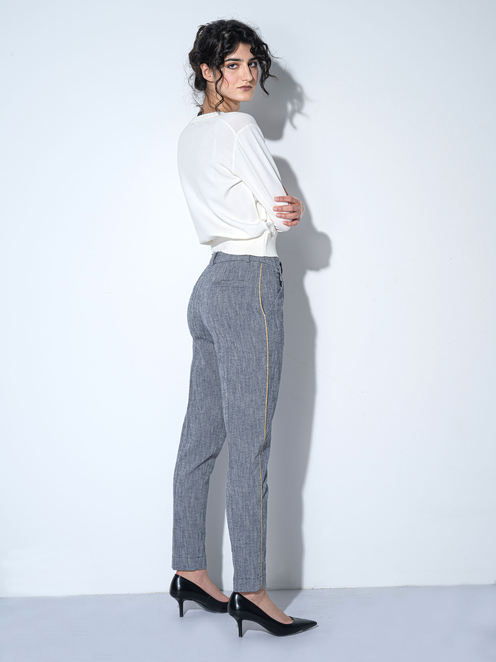 gold edging pants • Sassa Björg