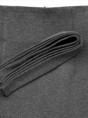 grey pencil skirt high waist closeup • Sassa Björg
