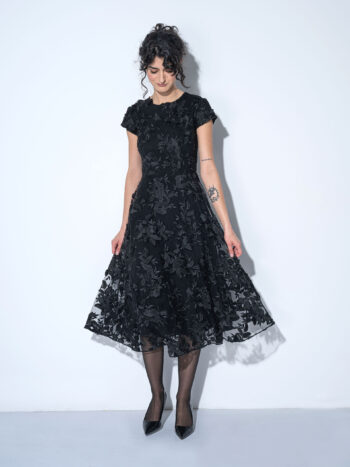 noir bloom dress • Sassa Björg