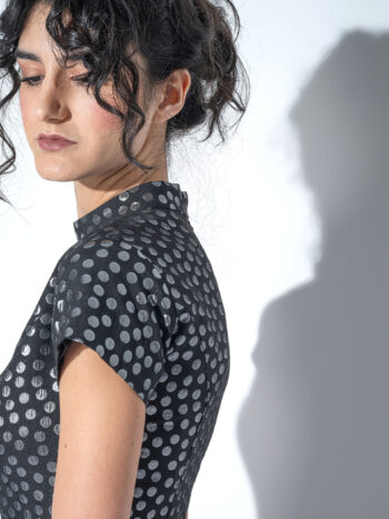 silver disco dress crop • Sassa Björg