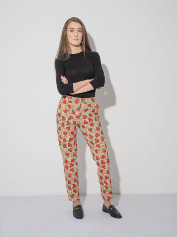 pixelated hearts pants • Sassa Björg