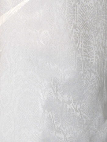 white blouse w collar python texture fabric • Sassa Björg