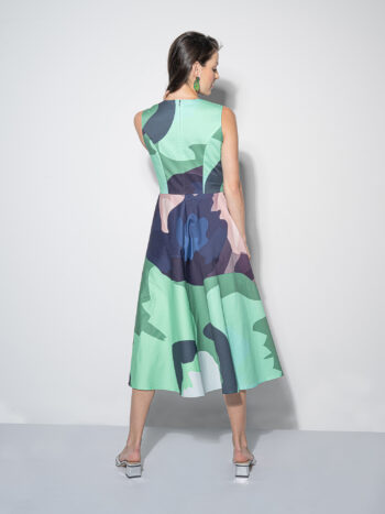 deconstructed gradient midi dress back • Sassa Björg