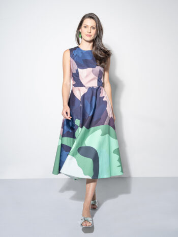 deconstructed gradient midi dresswalking • Sassa Björg