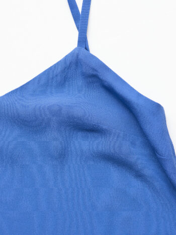 cobalt blue muse strappy top closeup • Sassa Björg