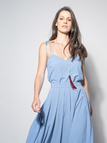 voile strappy top dove blue walking • Sassa Björg